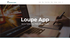 Desktop Screenshot of loupeapp.com